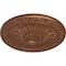 Ekena Millwork Lunel Ceiling Medallion (Fits Canopies up to 3 3/4"), 20 1/4"OD x 1 1/2"P, Polished Copper CM20LUPOS - alternate 2